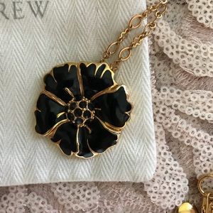J. Crew Enamel Flower Necklace